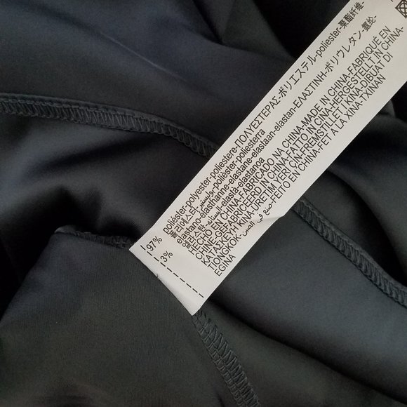 NWT SATIN Effect DARK CHARCOAL GRAY Long Sleeve Midi Dress - Picture 12 of 12